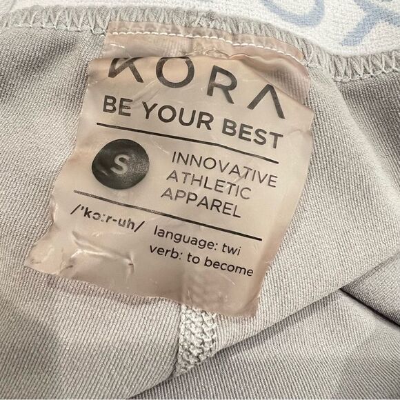 Kora Grey and Blue Leggings Women’s Small - Picture 2 of 4